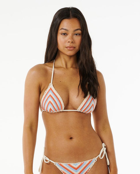 Santorini Crochet Sliding Tri Bikini Top | Rip Curl Canada