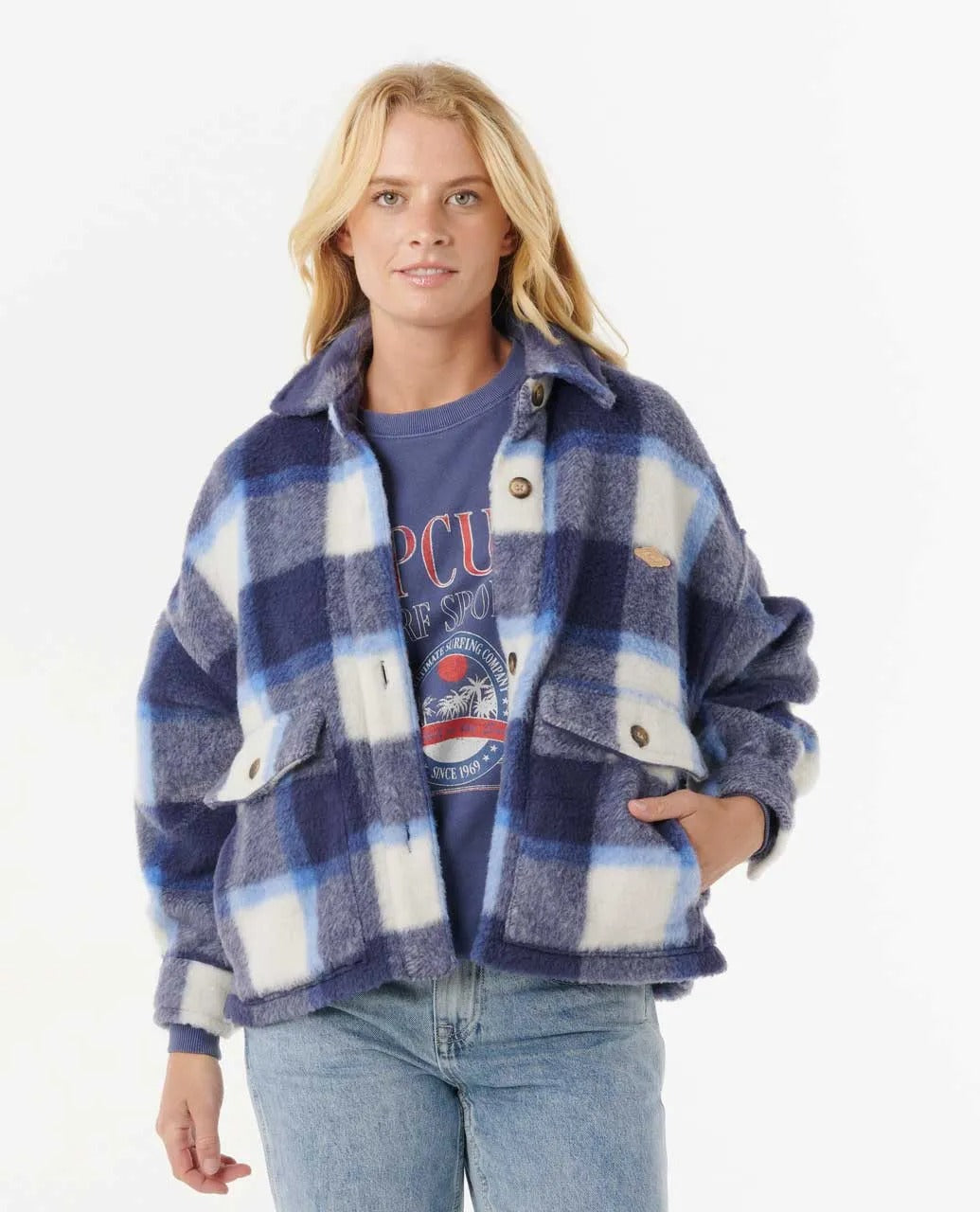 Cala Nights Check Jacket | Rip Curl Canada