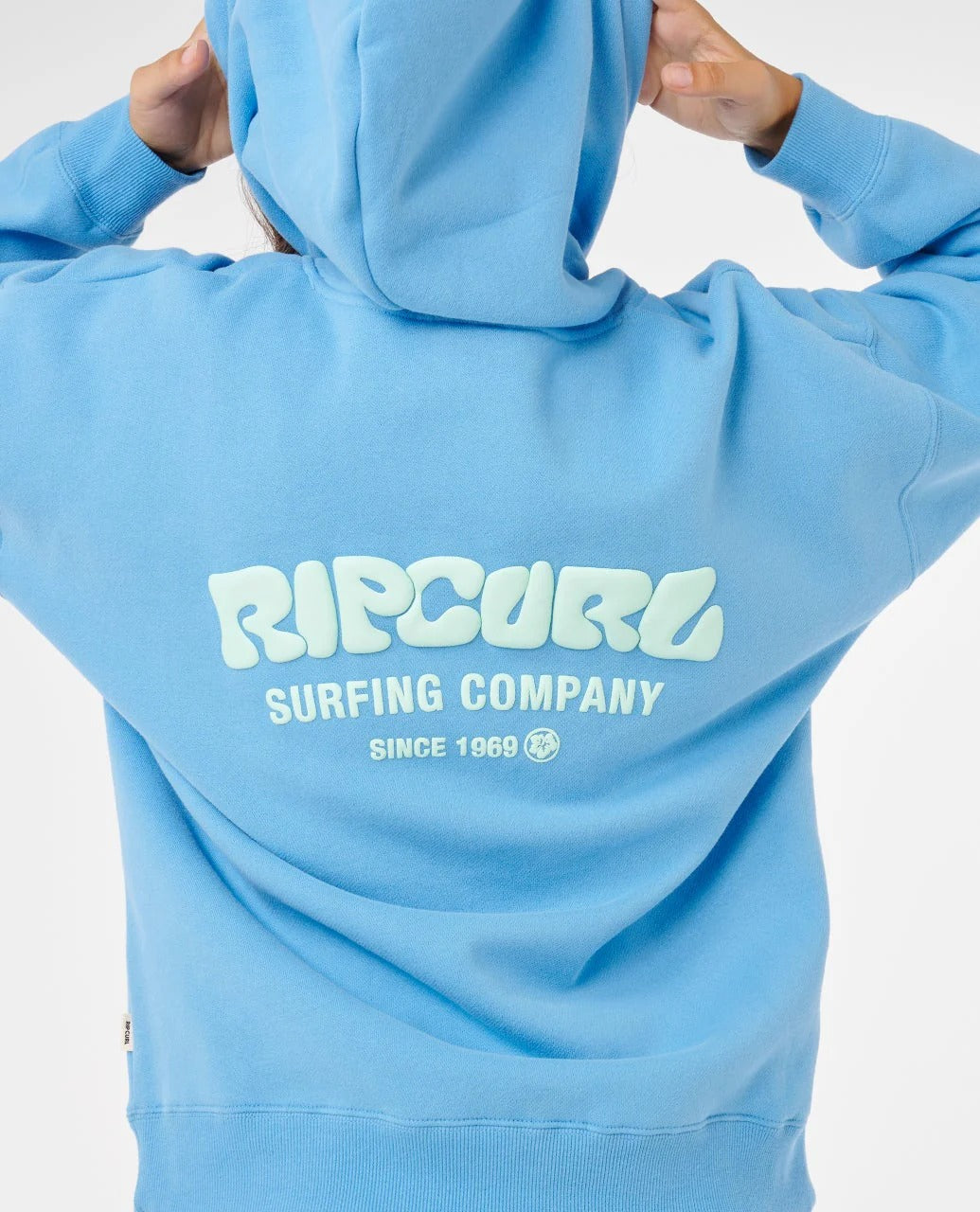トップス Creek Logo Pullover Hoodie Light Blue XL XPLR Rose Pentagram Blue Hoodie | Zumiez