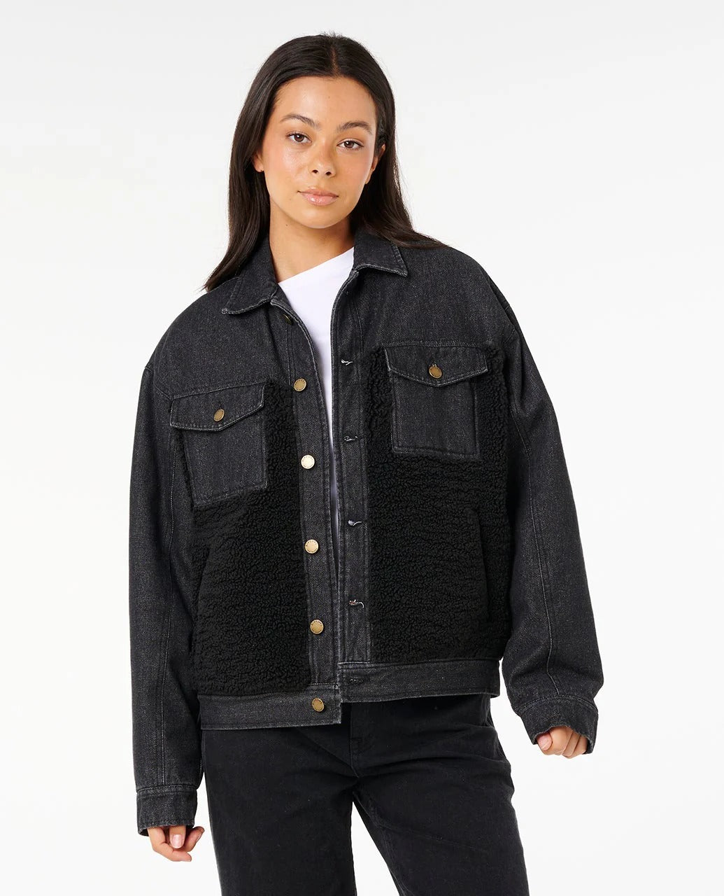 Cruisin' Sherpa Denim Jacket | Rip Curl Canada