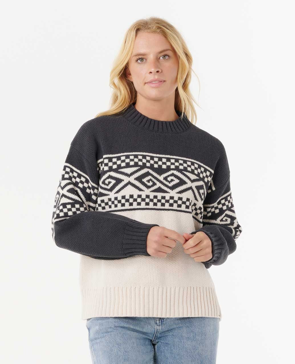 UNIVERSAL LANGUAGE COLOMBO カシミヤ100% Cosmic Kiss Sweater | Rip Curl Canada
