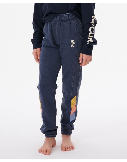 Melting Waves Track Pant - Girls (8-14) in Navy