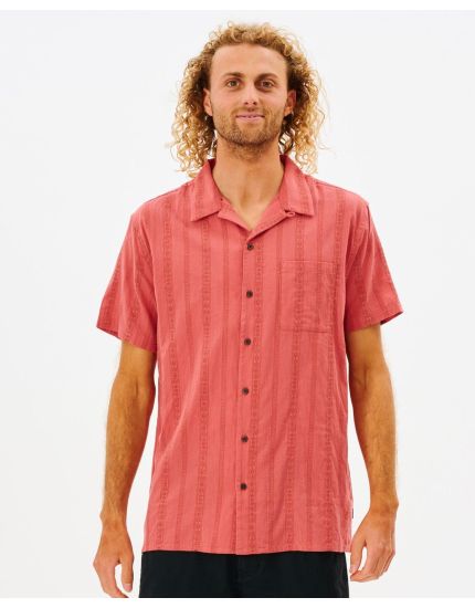Verty Gordo Short Sleeve Shirt in Dusty Mushroom