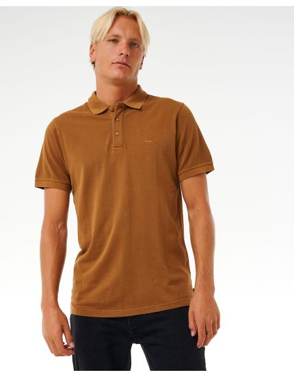 Faded Polo Shirt - Gold