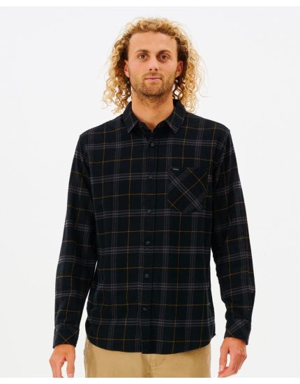 Checked In Flannel in Black