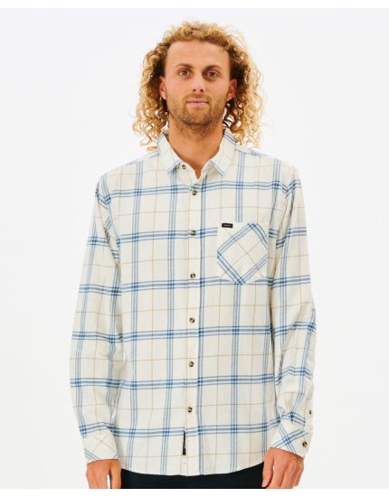 Checked In Flannel in Bone