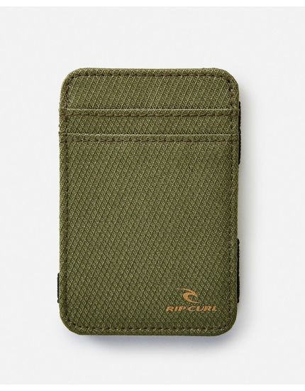 Fabric Magic Wallet in Olive
