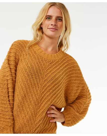 Classic Surf Knit Crew - Light Brown