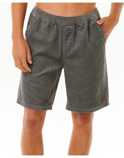 Classic Surf Cord Volley Short - Charcoal Grey