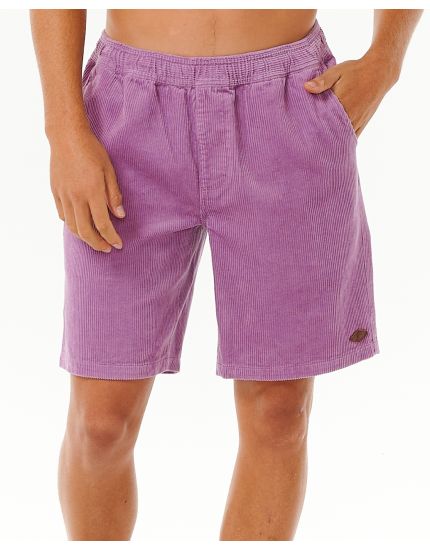 Classic Surf Cord Volley Short - Dusty Purple