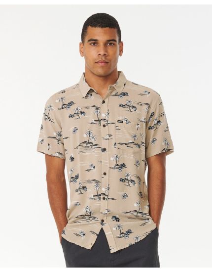 Party Pack Short Sleeve Shirt in Taupe