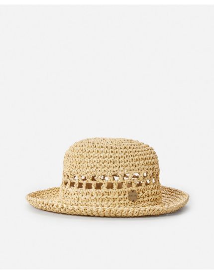 Essentials Crochet Bucket Hat - Natural