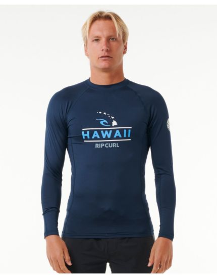 Hawaii UPF50+ Performance Long Sleeve Rash Vest