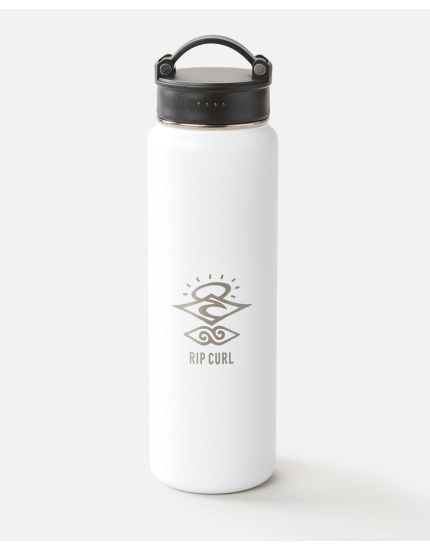 700ml Search Stainless Steel Drink Bottle  in White
