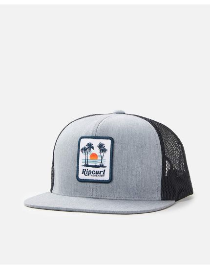 Custom Trucker Hat in Grey Marle