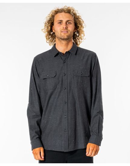 Ourtime Long Sleeve Shirt in Black