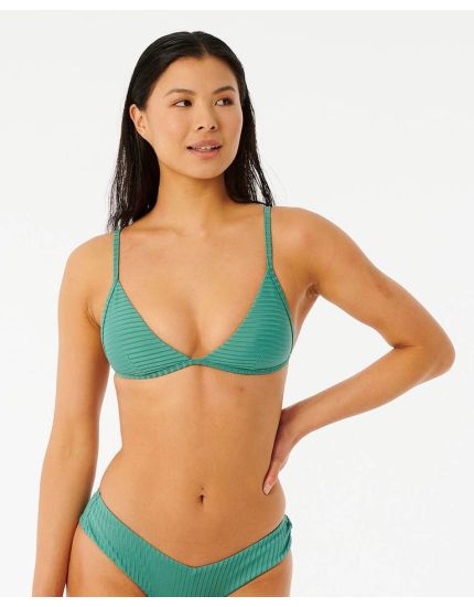 Premium Surf Banded Fixed Tri Bikini Top